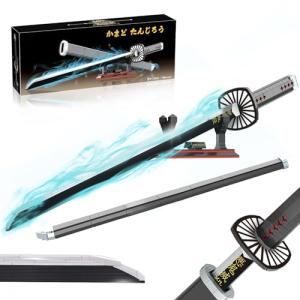 HIGH GODO Demon Anime Sword, 39.3in Tanjirou Sword Building Set with Scabbard and Stand, Cosplay Anime Katana Sword Building Blocks, Collectible for Kids and Adults 8+ (759 Pieces)