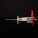 SV Handmade Anime Sword Cosplay Kamado Tanjirou Sword Katana-God of Fire, Divine Joy 41 inches，Collectible Gifts