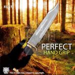 SHINY CRAFTS®- Collectible Bowie Knife – Crocodile Style Gift for Him, Great for Camping, Display, and Knife Enthusiasts (OMG-HK-19)