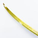 118cm Full Length Gold Stainless Steel Malenia Prosthetic Hand Blade Replica Sword with Base Stand