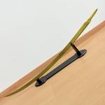 118cm Full Length Gold Stainless Steel Malenia Prosthetic Hand Blade Replica Sword with Base Stand