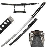 Snake Eye Tactical Two Tone Samurai Katana Sword w/Free Sword Stand (68LBK)