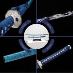 eroton Katana Sword -1045/1060/1095 high Carbon Cold Steel Full Tang Steel Japanese Samurai Sword, Unique Gift for Martial Arts and Sword Collectors