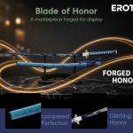 eroton Katana Sword -1045/1060/1095 high Carbon Cold Steel Full Tang Steel Japanese Samurai Sword, Unique Gift for Martial Arts and Sword Collectors