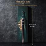 JHCPKS Elden Ring DLC Lone Wolf Greatsword，Equal Scale Reduced Model, 11.8 Inch Metal Craft, Best Choice of Collection Lovers, Exquisite Ornament for Gameplay, Bookshelf or Themed Display, Best Gift