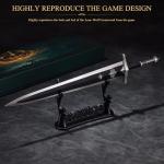JHCPKS Elden Ring DLC Lone Wolf Greatsword，Equal Scale Reduced Model, 11.8 Inch Metal Craft, Best Choice of Collection Lovers, Exquisite Ornament for Gameplay, Bookshelf or Themed Display, Best Gift