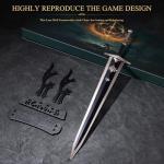 JHCPKS Elden Ring DLC Lone Wolf Greatsword，Equal Scale Reduced Model, 11.8 Inch Metal Craft, Best Choice of Collection Lovers, Exquisite Ornament for Gameplay, Bookshelf or Themed Display, Best Gift