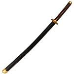 Sword fort Handmade Katana Anime Cosplay Sword, Carbon Steel Demon Sword Real Metal-Kaigaku