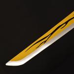 Sword fort Handmade Katana Anime Cosplay Sword, Carbon Steel Demon Sword Real Metal-Kaigaku