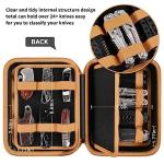 ANKHOH Knife Display Case for Butterfly Knives, 24+ Folding Knife Collection Storage Organizer Holder, Small Knives Protector Box for Tactical/Hunting/Edc/Survival (Brown)