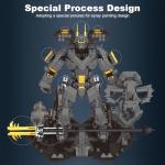 HIGH GODO Samurai Mech Warrior Building Sets, Robot with Long Swords Shields Display Base Building Toy Set, 1588 Pieces Creative Collectible Ninja Gift Set for Adults Man Teens 14+