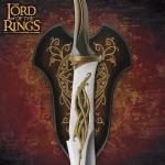 The Hobbit Mirkwood Infantry Sword Replica | Officially Licensed | Bronze-Finished Hilt | Wall Mount | LOTR Collectible | Certificate of Authenticity