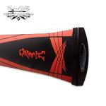 Sword Valley Medieval Knight Stainless Steel Longsword, Oath-Style with Scabbard, Collectible Decor, Full Length 115cm (Red & Black)