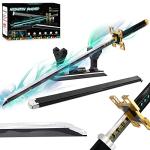 Jorumo Swords Building Sets for Adults and Kids, 40in Tokitou Muichirou Sword Building with Scabbard and Stand, Anime Sword Building Toy Katana Gift, 771 Pcs