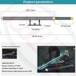 Jorumo Swords Building Sets for Adults and Kids, 40in Tokitou Muichirou Sword Building with Scabbard and Stand, Anime Sword Building Toy Katana Gift, 771 Pcs