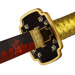 Sword fort Handmade Katana Anime Cosplay Sword, Stainless Steel Demon Sword Real Metal-Tsugikuni Yoriichi