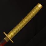 Sword fort Handmade Katana Anime Cosplay Sword, Stainless Steel Demon Sword Real Metal-Tsugikuni Yoriichi
