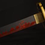 Sword fort Handmade Katana Anime Cosplay Sword, Stainless Steel Demon Sword Real Metal-Tsugikuni Yoriichi