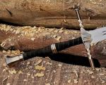 Handmade Medieval Steel Sword- Semi Sharp Collectible Blade with Sheath- Ideal Gift for Collectors