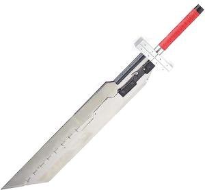 Sword Valley Buster Sword - Cloud Strife Steel Knife - 51.8 Inches/130cm - Detachable Blade Combination - Hand Forged Stainless Steel Blade - Cosplay Prop Anime Sword - Perfect Collectibles
