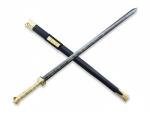 LOONGSWORD Han Jian Chinese Sword – Hand-Forged High Carbon Steel Blade, Full Tang Martial Arts Jian with Alloy Fittings, Wooden Scabbard – Collectible Sword for Display & Training