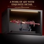 RACEROCKET Eldens Rings Blasphemous Blade Replica 11.8 inch Full Metal Sword Model with Stand, Martial Arts Swords for Gaming Collectable Desk Decoration and Gift for Fans and Collectors