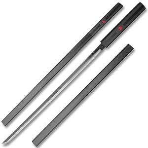 Hand Crafted Sasuke Grass Cutter Ninja Straitblade Replica Sword | Carbon Steel Collectible