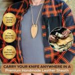 Toferner Celtic Pocket Knife, Hand Forged Fixed Blade Knives, Hardened Blade, Vintage Knife, Art Collection