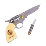 SIXNEW agore Jesse James Gun and Bullet Knife Set: Frontier Enthusiast's Collectors Item