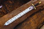 Handmade Riptide Sword of Percy Jackson - Anaklusmos Sword - Collectible Greek Xiphos - Perfect for Cosplay, Display, or Gift