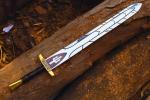 Handmade Riptide Sword of Percy Jackson - Anaklusmos Sword - Collectible Greek Xiphos - Perfect for Cosplay, Display, or Gift