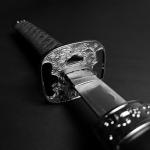 PS 40" Last Samurai Japanese Sword Katana Engraved Honor On Scabbard. for Collection. Gift, Outdoor Sword Swing Pratice Use