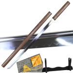 Handmade Katana Sword Real 1095 Steel Clay Tempered Samurai Sword