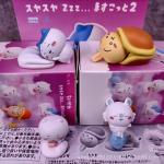 Sleeping Self Deprecating Bear Usagi Hachi Gashapon Blind Box Mini Food Figure Cute Desk Decor Collectible Gift