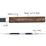 Handmade Katana Sword Real 1095 Steel Clay Tempered Samurai Sword