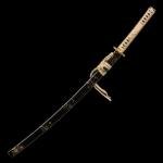 Handmade Japanese Katana Sword Real - Authentic Hand Forged Full Tang 1060 High Carbon Steel Samurai Swords for Martial Arts, Collection & Display, 40.5-Inch