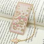 Cute Sanrio Cinnamoroll Hellokitty Melody Bookmark Kawaii Book Page Marker Cartoon Collect Souvenirs for Boys Girls Stationery