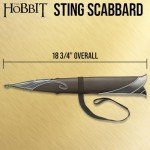 United Cutlery The Hobbit Replica Sting Sword Scabbard | Officially Licensed Collectible | Fits UC2892 Sting Sword (Sold Separately) | Overall 18 3/4"