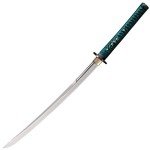 Cold Steel Japanese Samurai Dragonfly 1060 Carbon Steel Ray Skin Wakazashi Sword, 11 1/2" Katana Handle