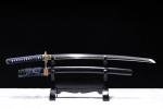 MURASAME Katana Sword Handmade T10 Steel Clay Tempered Real Hamon Razor Sharp Wave Theme