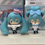 Anime Hatsune Miku Figure Cinnamoroll Figures Miku Kawaii Action Figurine Q-version Doll Model Pvc Desktop Decoration Toys Gifts