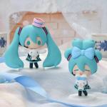 Anime Hatsune Miku Figure Cinnamoroll Figures Miku Kawaii Action Figurine Q-version Doll Model Pvc Desktop Decoration Toys Gifts