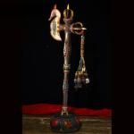 Five-strand knife pestle pure copper magic tool vajra pestle ornament collection