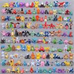 144 Pcs/Lot Mini Pokemon Figure Pikachu Kids Model Toys 2-3cm Kawaii Figurine PVC Dolls 6*24pcs Toys Wholesale