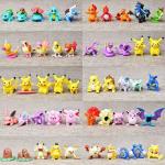 144 Pcs/Lot Mini Pokemon Figure Pikachu Kids Model Toys 2-3cm Kawaii Figurine PVC Dolls 6*24pcs Toys Wholesale