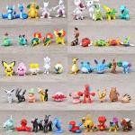 144 Pcs/Lot Mini Pokemon Figure Pikachu Kids Model Toys 2-3cm Kawaii Figurine PVC Dolls 6*24pcs Toys Wholesale