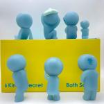 New Hot Bath Serie Mystery Cute Glow In The Dark Green Doll Action Figures Cartoon Desktop Blind Box Model Gift Doll Toys