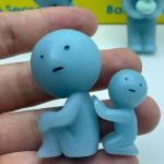 New Hot Bath Serie Mystery Cute Glow In The Dark Green Doll Action Figures Cartoon Desktop Blind Box Model Gift Doll Toys