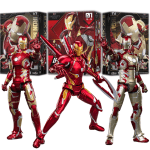 Original FondJoy Iron Man Tony Stark Legend MK42 MK43 MK50 MK6 DIY building block Toys  Action Figure Collection Anime Model