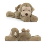 Lie down lie down monkey Jim Plush Toy Ultra Soft Collectible Stuffed Animal Monkey Gift Shy Collector Birthday Funny Party Gift